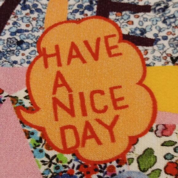 Marcus Lupfer Have a Nice Day Sweatshirt Y2K - Picture 12 of 12